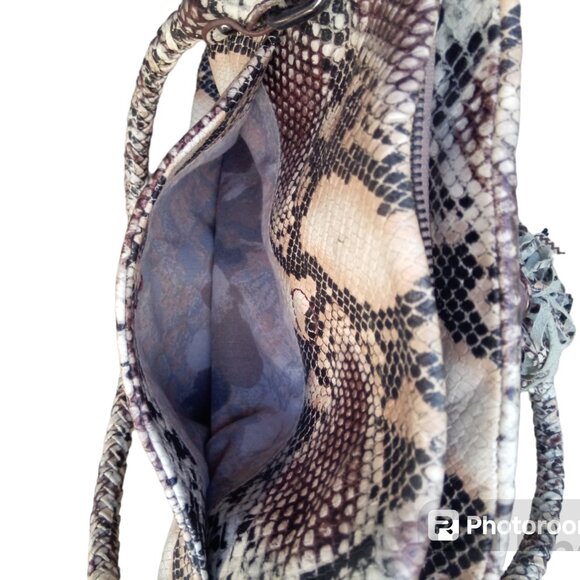 Elliott Lucca leather snakeprint purse - Picture 5 of 14